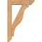 Ekena Millwork Funston Slat Smooth Bracket w/ Offset Brace, Western Red Cedar, 5 1/2"W x 22"D x 34"H BKT0604X22X34FST06SWR - alternate 3